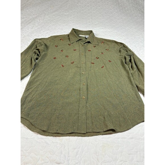 White Stag Vintage Button Down Womens Fall shirt size large - Picture 3 of 6